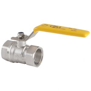LLAVE ESFERICA P/GAS 1/2" ACERO INOX 304 QM