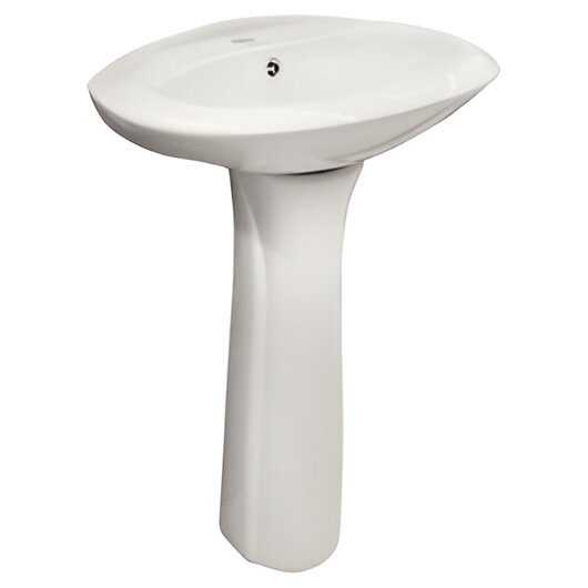 LAVAMANOS CON PEDESTAL 49X41X80 CM, METALES ALEADOS                                                                     