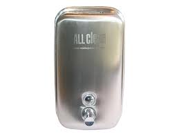 JABONERA DE ACERO INOXIDABLE 1000ML, ALL CLEAN
