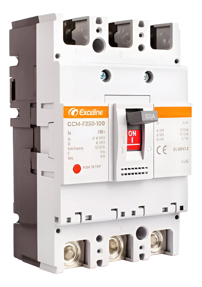 INTERRUPTOR TERMOMAGNETICO 225A DE CAJA MOLDEADA, 3 POLOS, AJUSTE CORRIENTE NOMINAL, EXCELINE