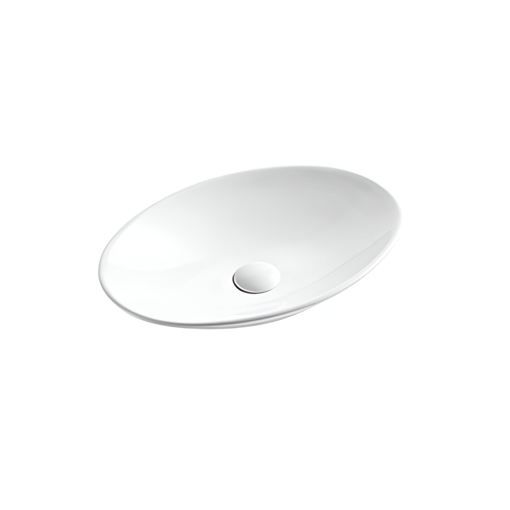 LAVAMANOS SOBREPONER OVAL 500X355X90MM, KU-1025S, KUBO