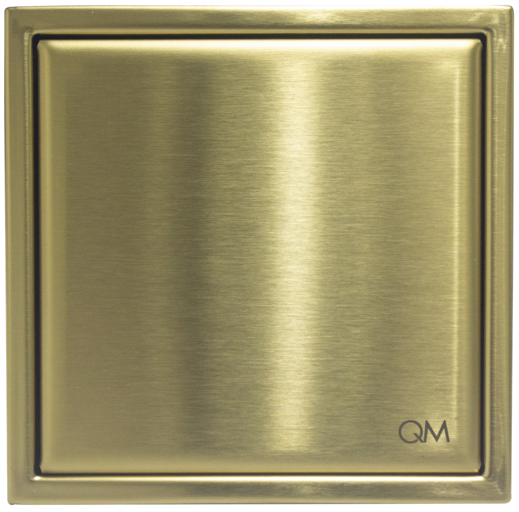 CENTRO PISO CUADRADO MIRA  4" X 4" GOLD QM 