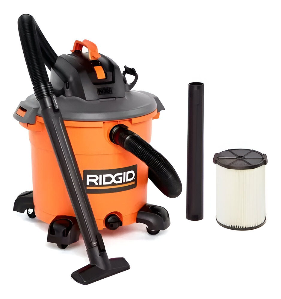 ASPIRADORA 16 GAL. 5HP, C/SOPLADOR, HUMEDO/SECO, HD1640, RIDGID