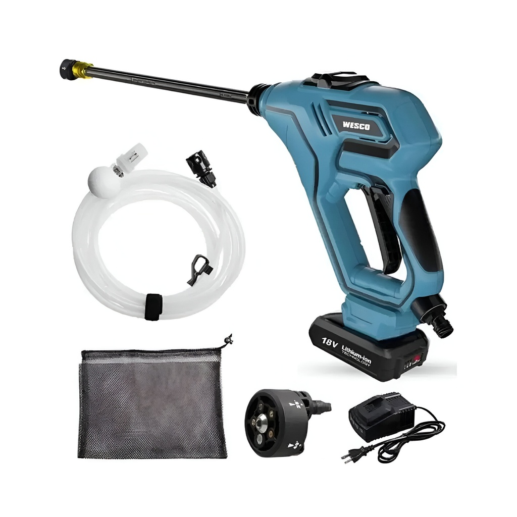KIT HIDROLAVADORA 18V, CON BATERIA 2.0Ah/CARGADOR, WS8800, WESCO