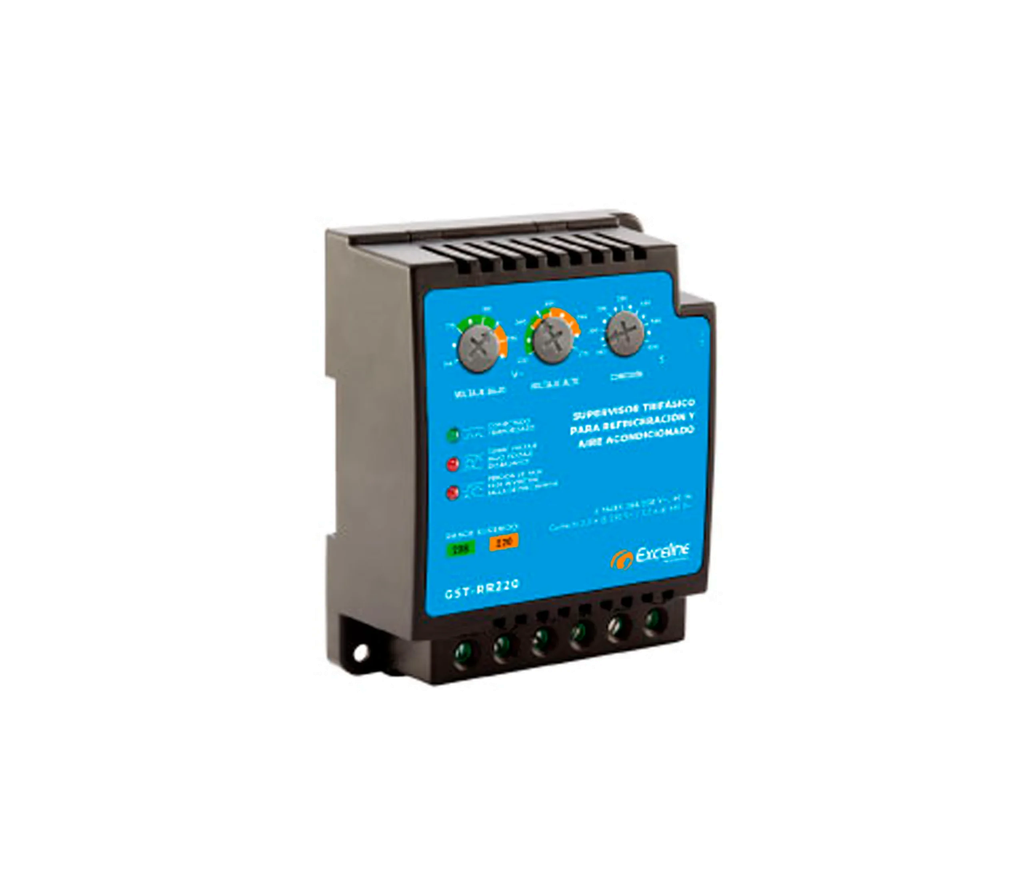SUPERVISOR TRIFASICO 208V/220V, P/REFRIGERACION, GST-RR220, EXCELINE