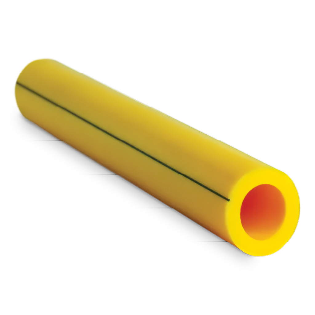 TUBO EN BARRA DE 20 MM (1/2"), LINEA AMARILLA, DONSEN