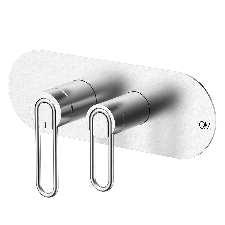 DUCHA MIXER 2 FUNCIONES LOTUS SATINADO QM                   