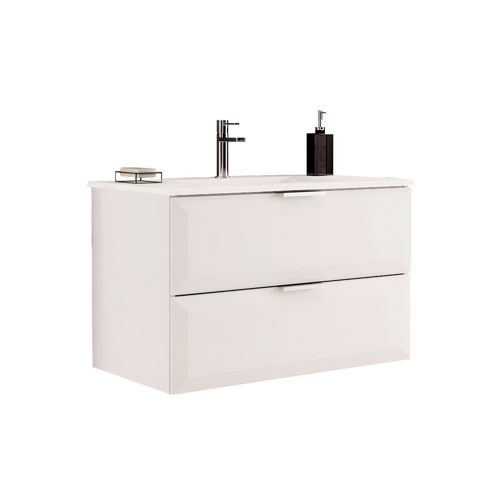 MUEBLE STYLE 60 LACADO BLANCO C/LAVAMANOS KUBO60STYE KUBO