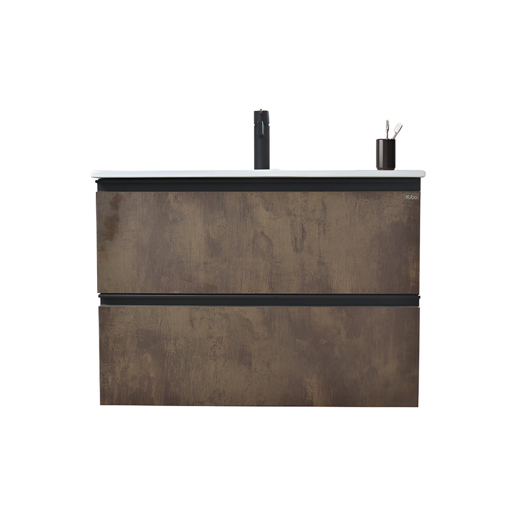 MUEBLE INSIDE 70 COBRE VIEJO DOBLE GAVETA C/LAVAMANOS KUBO70INSE KUBO                        