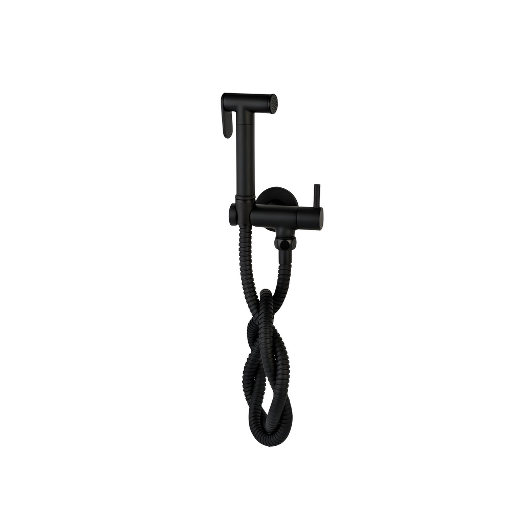 KIT DUCHA TELEFONO RONDA NEGRO KU180109NE KUBO