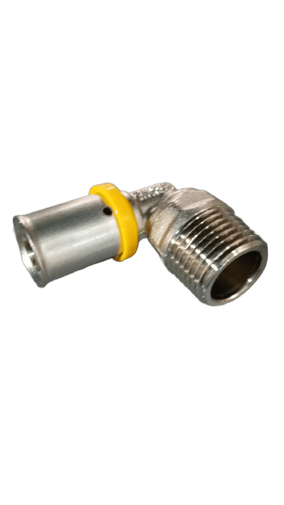 CODO 90° 16MMX1/2" MACHO PEC-AL-PEC GAS RIIFO