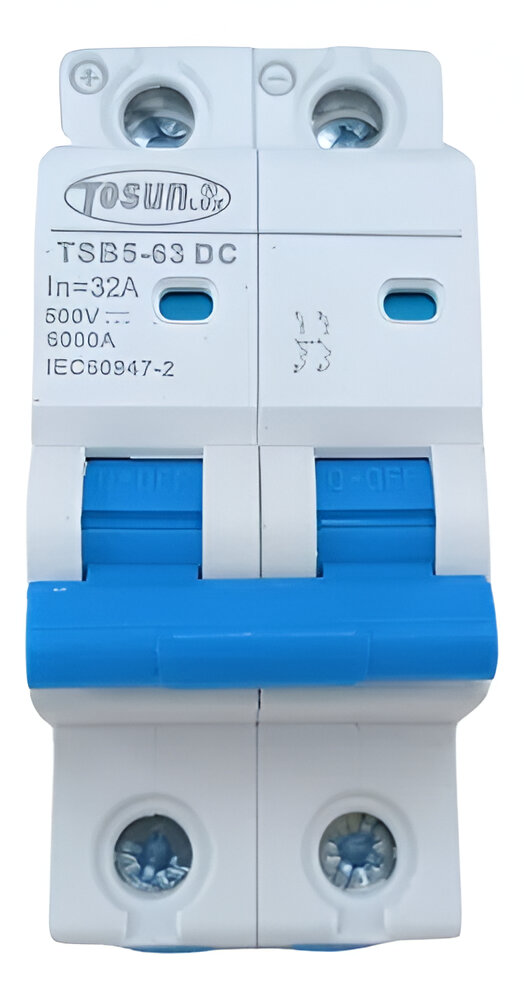 BREAKER TERMOMAGNETICO 2X32 TOSUN                                           