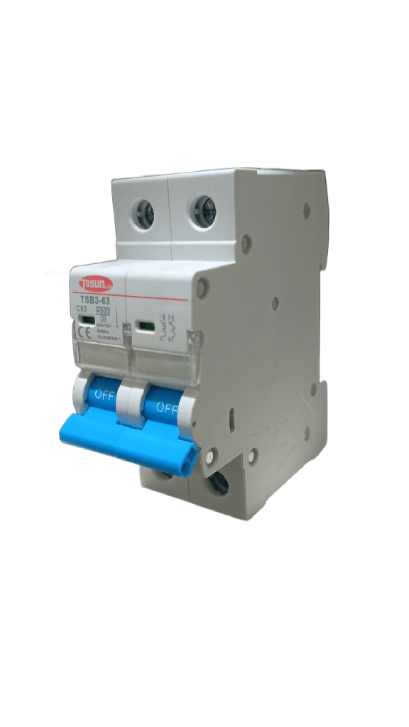 BREAKER TERMOMAGNETICO 2X63 TOSUN