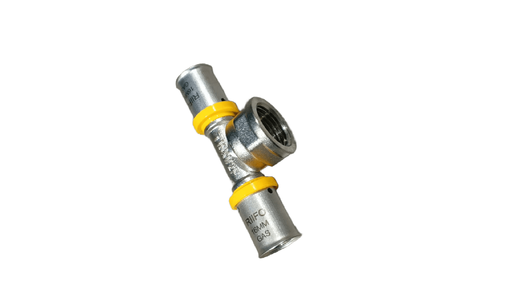 TEE 25MMX3/4" HEMBRA PEC-AL-PEC GAS RIIFO