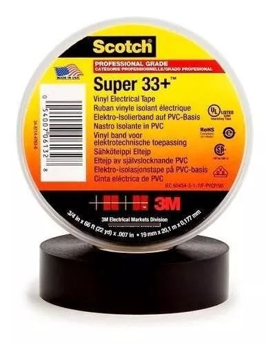 CINTA AISLANTE 3/4"  SUPER 33 3M