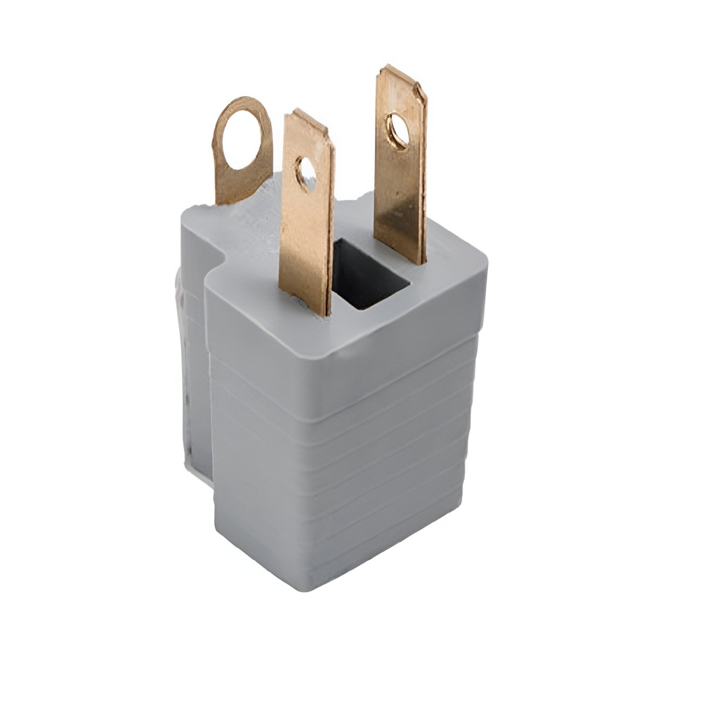 ADAPTADOR 15A, 110V-250V, GRIS, GENEMAX