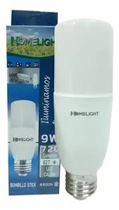 BOMBILLO STICK 12W, BLANCO, E27, HOMELIGHT