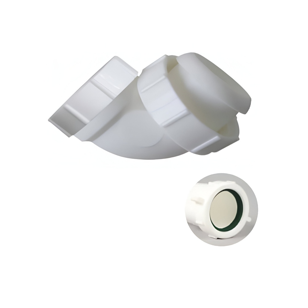 CODO 1.1/2" 90° C/TUERCA MHILER
