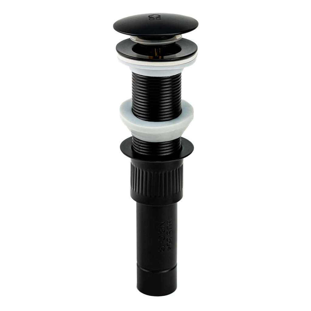 DESAGUE PUSH BOTTON, NEGRO REDONDO S/REBOSE, KD-395, OMEGA