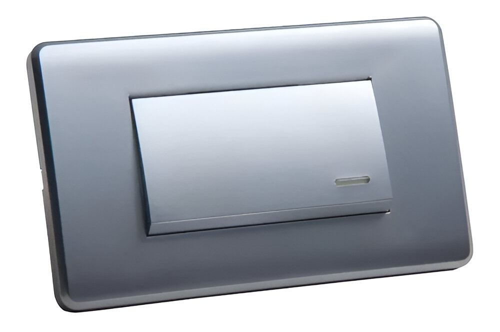 INTERRUPTOR SENCILLO, ALUMINIO, GENEMAX