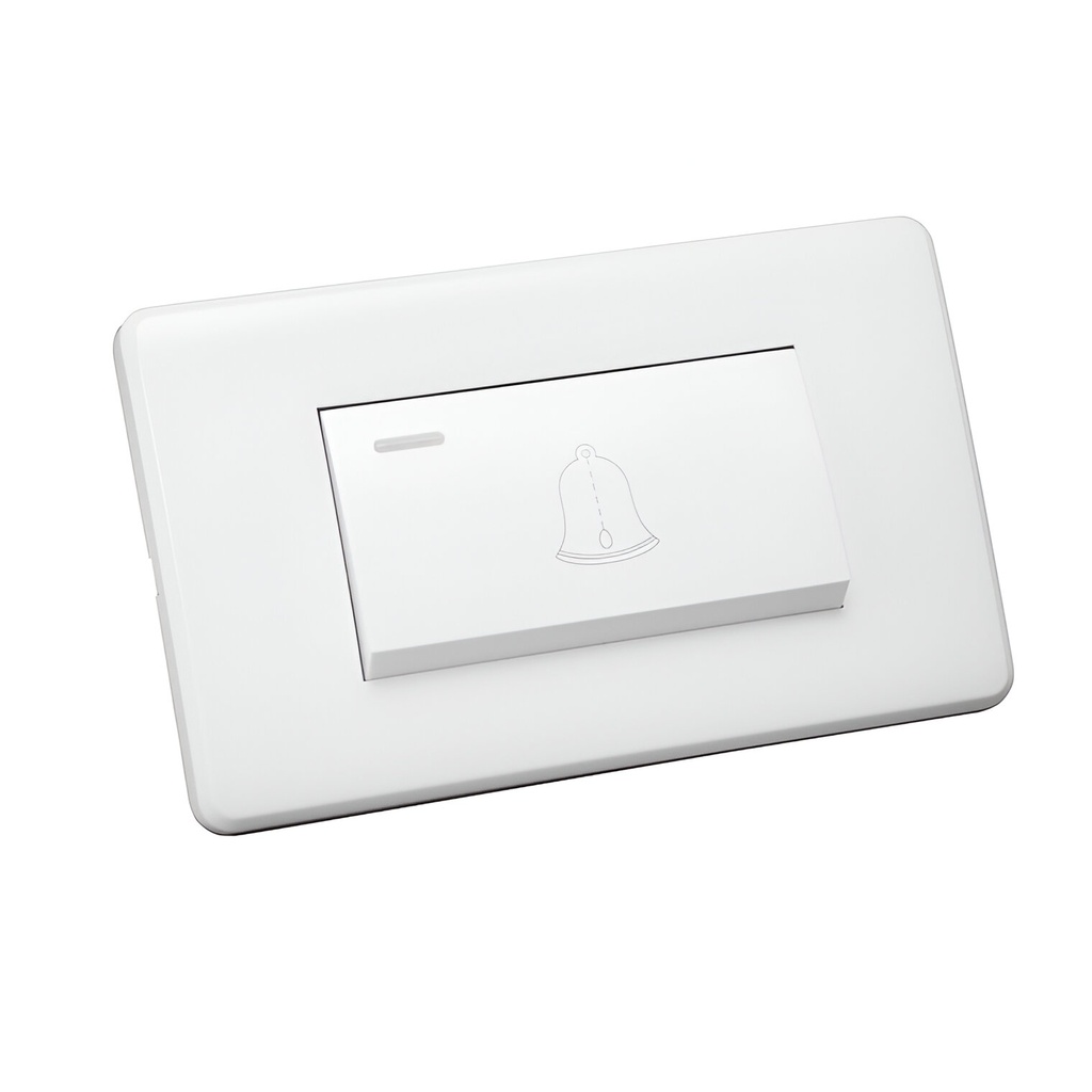 INTERRUPTOR TIMBRE, BLANCO, GENEMAX