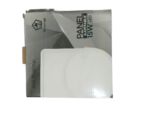PANEL LED 15W, AJUSTABLE, CUADRADO, EMBUTIR, 6500W, ILUMINAK