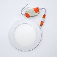 PANEL LED 9W, REDONDO, P/EMPOTRAR, BLANCO, HOMELIGHT