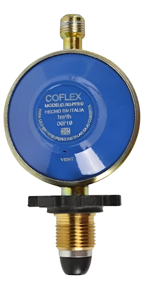 REGULADOR GAS 3/8 BAJA PRESION C/TERMINAL RG-PBF10 COFLEX