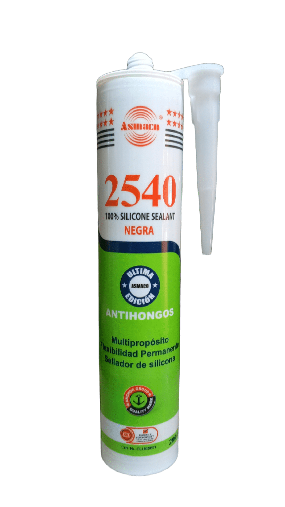 SILICON NEGRO CARTUCHO 280 ML