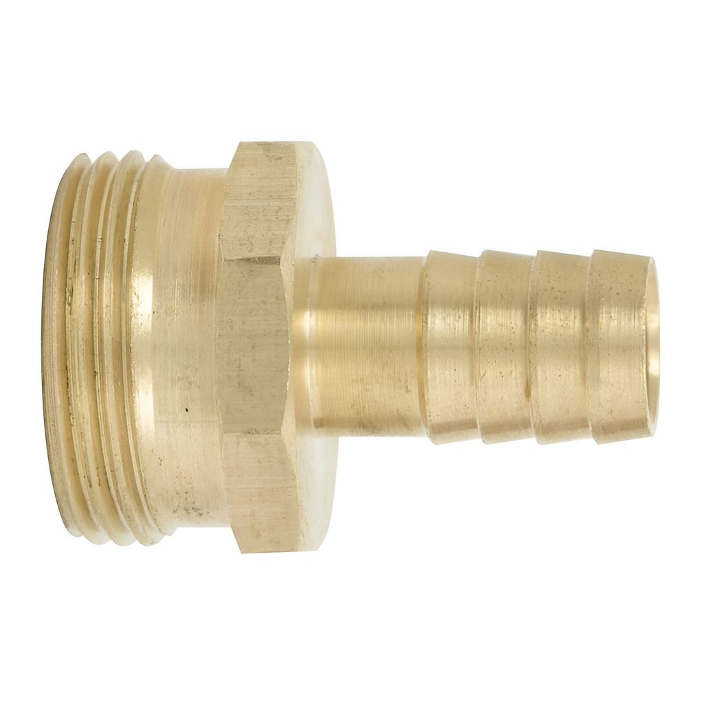 CONECTOR P/MANGUERA MACHO DE LATON 1/2", SURTEK