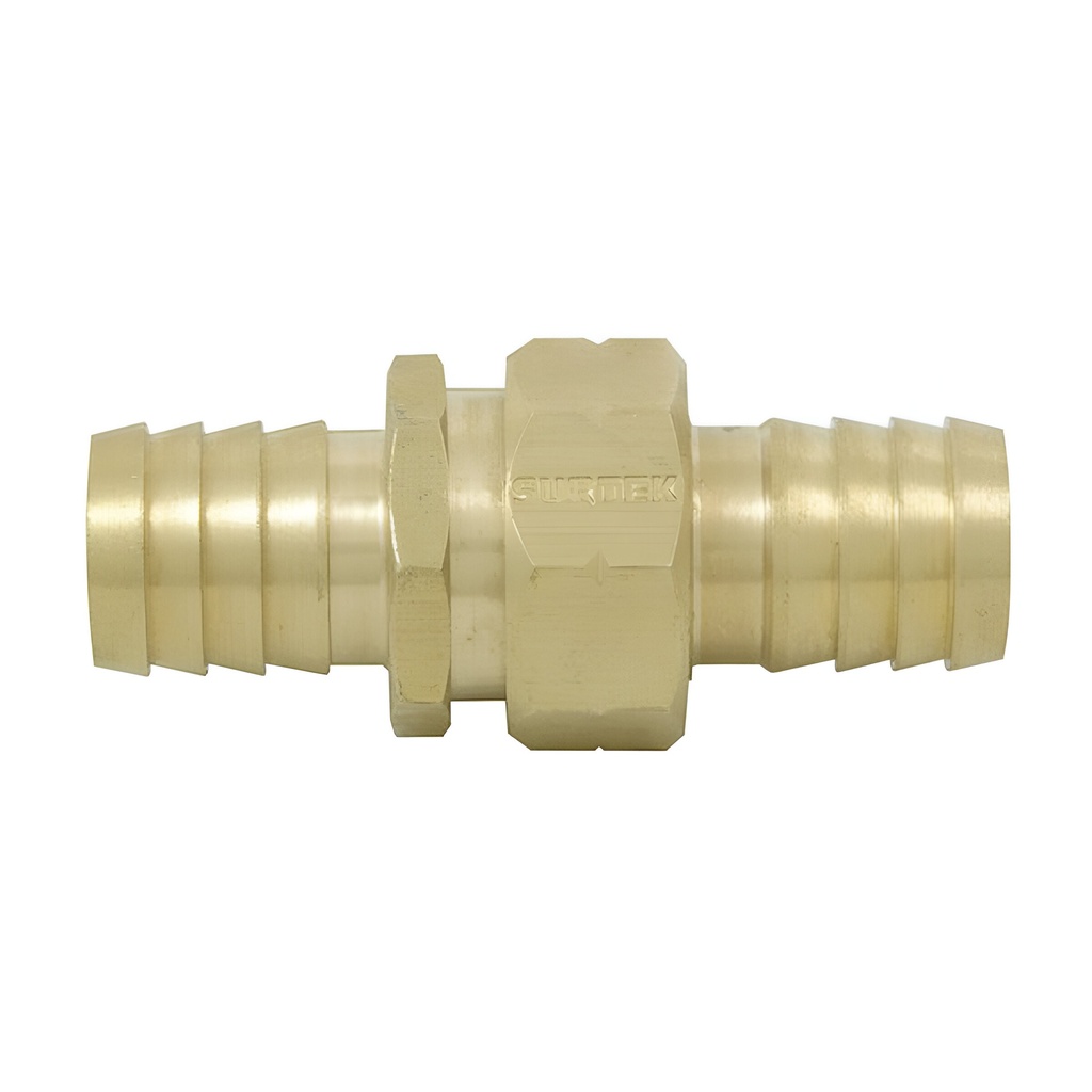 CONECTOR P/MANGUERA MACHO/HEMBRA DE LATON 3/4", SURTEK