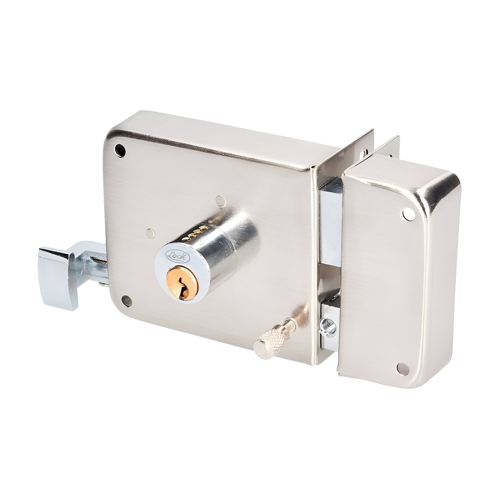 CERRADURA DE SOBREPONER LLAVE ESTÁNDAR IZQUIERDA EN BLÍSTER, LOCK