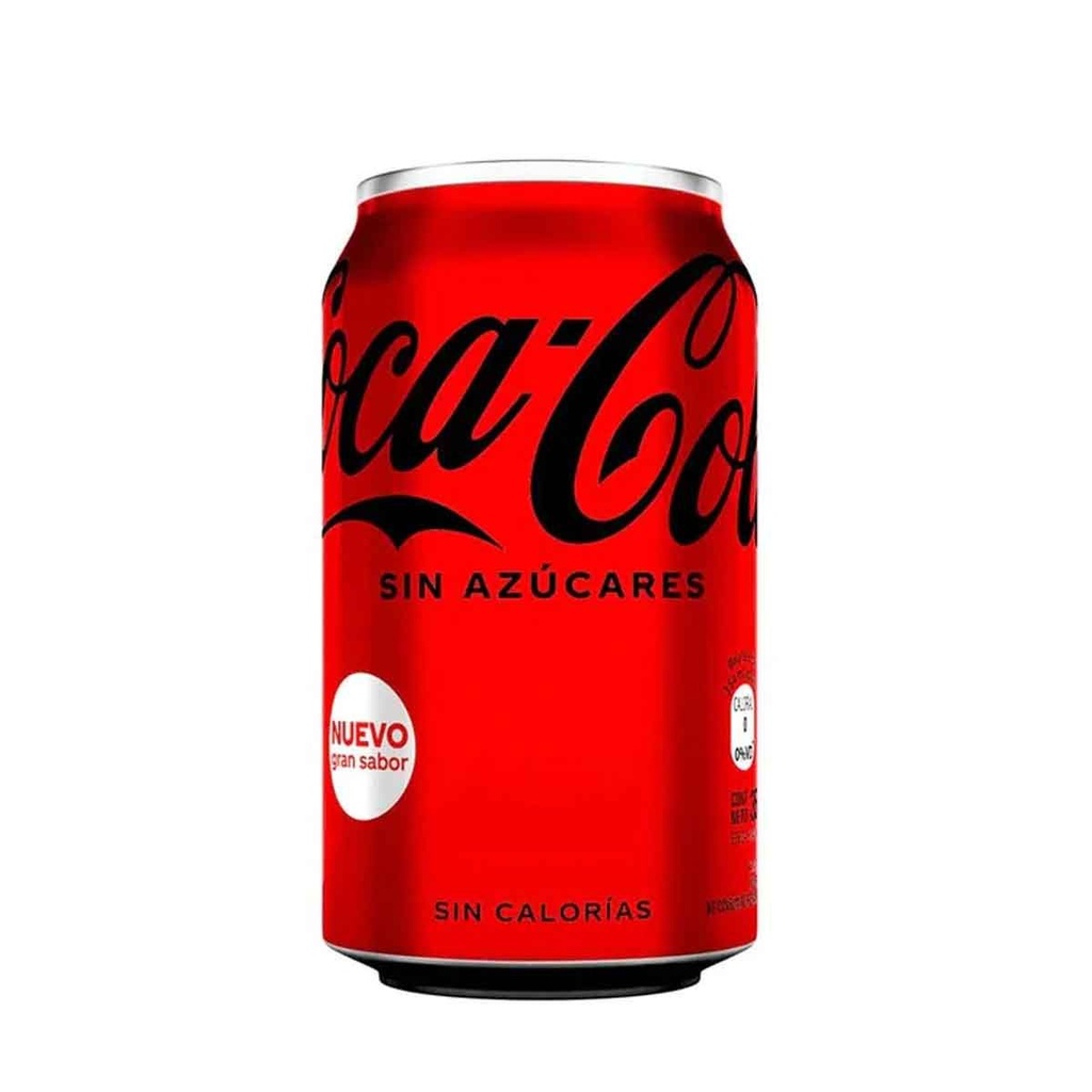 COCA COLA S/AZUCAR DE LATA 355 ML
