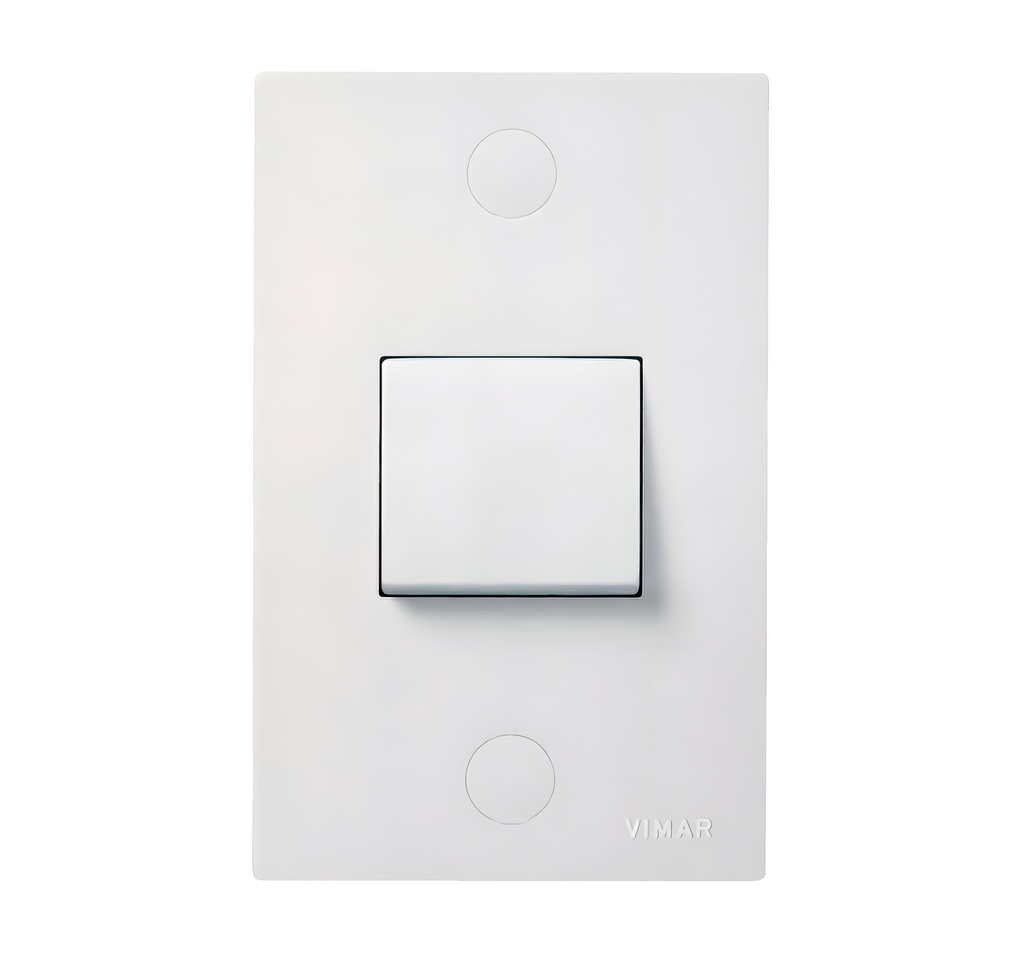 INTERRUPTOR SENCILLO 06000,BLANCO 1P/10AMP,BLOCK VIMAR