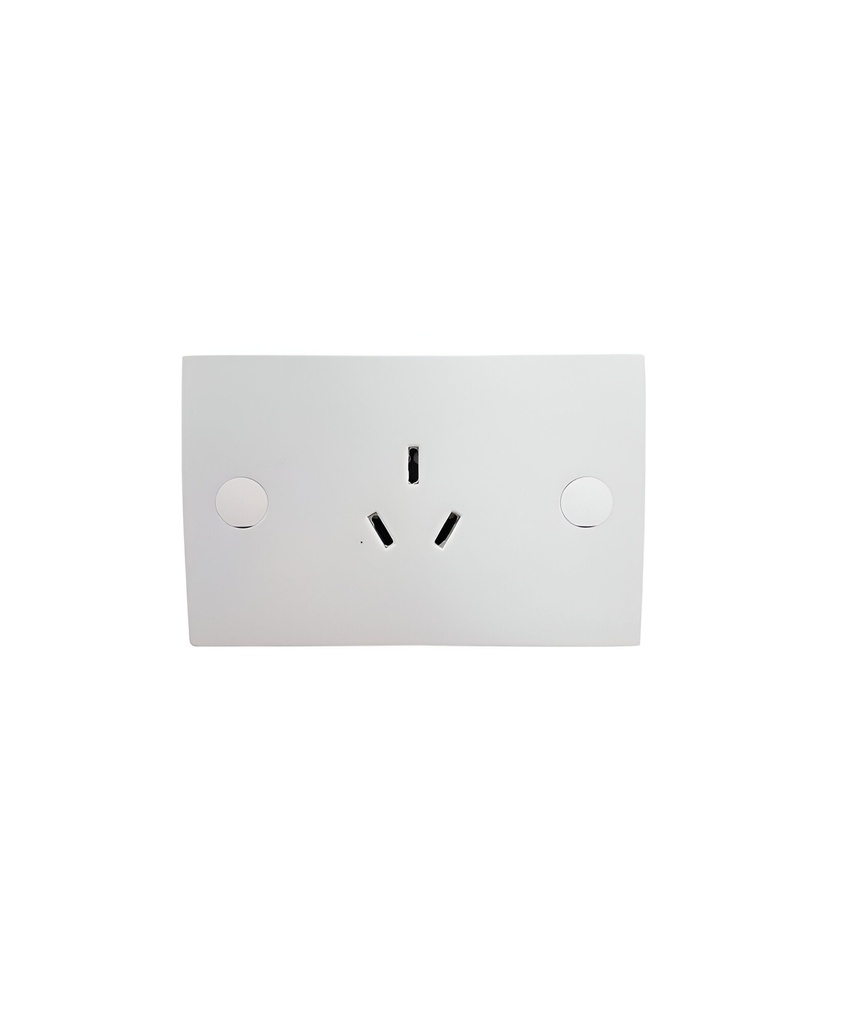 TOMACORRIENTE TRIFASICO 06022,BLANCO 2P/20AMP/ 125-250V,BLOCK VIMAR