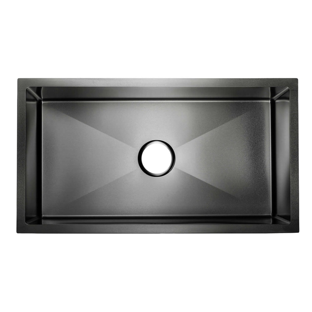 FREGADERO CUADRADO 78X43X24 , NEGRO ,  KD-7843-BL , OMEGA