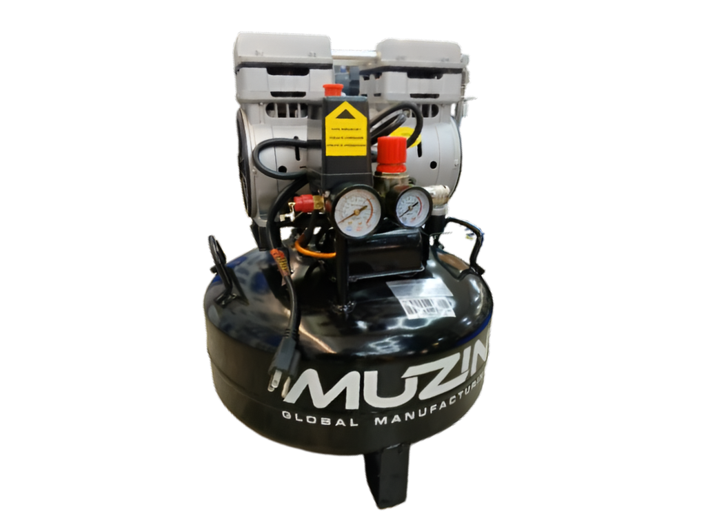 COMPRESOR DE AIRE 30 LTS 1HP 110V/220V LIBRE DE ACEITE XFC130 MUZIN