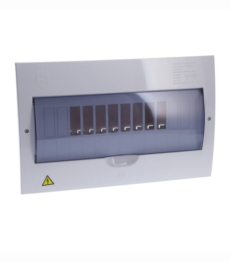TABLERO PVC 12 CIRCUITOS BIFASICO BLANCO CILES