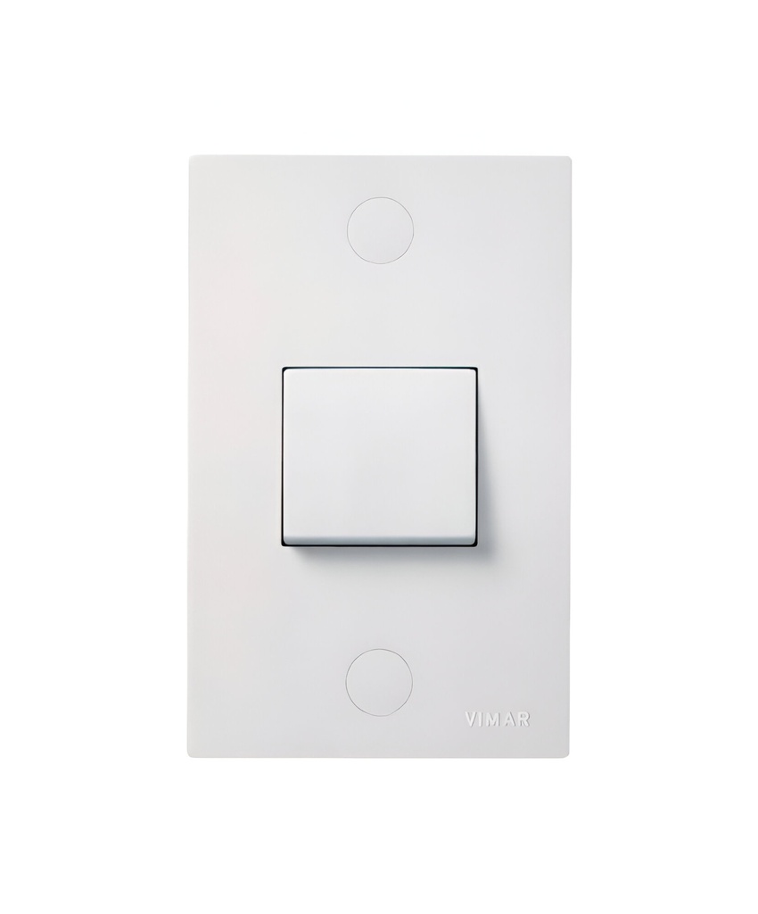 INTERRUPTOR SENCILLO BLANCO P.A NEVE UP VIMAR