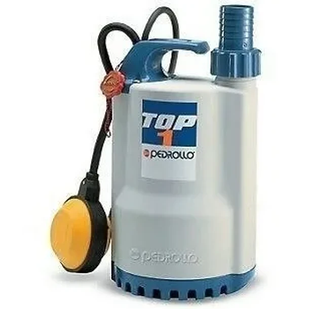 BOMBA SUMERGIBLE 0.33HP, AGUAS BLANCAS, TOP 1, 110V, PEDROLLO