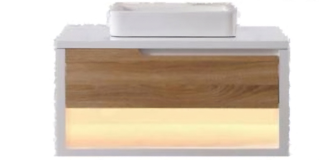 MUEBLE DE BAÑO BLANCO PVC 80X53X45CM, C/LAVAMANOS, MUE-34, UNIQUE