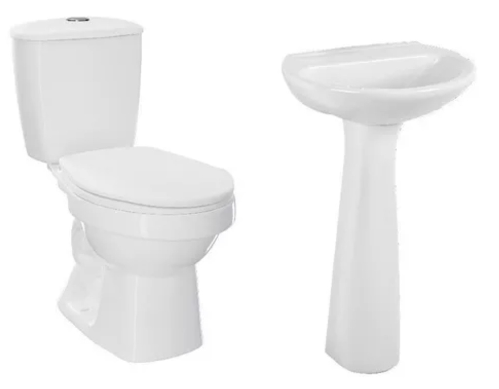 SALA DE BAÑO LAGUNA BLANCO B/SUPERIOR PUSH BOTTON CERAMICOL