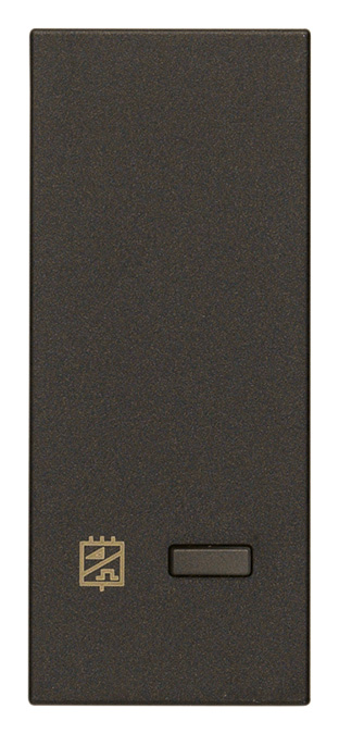 INTERFAZ 2 MANDOS TRADIC. NEGRO LINEA VIMAR