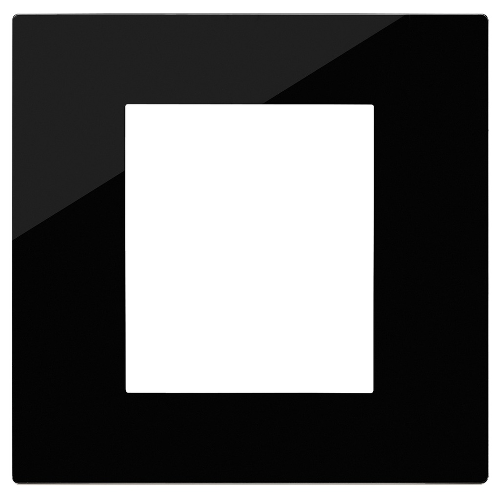 PLACA 2M REFLEX NEGRO LINEA VIMAR