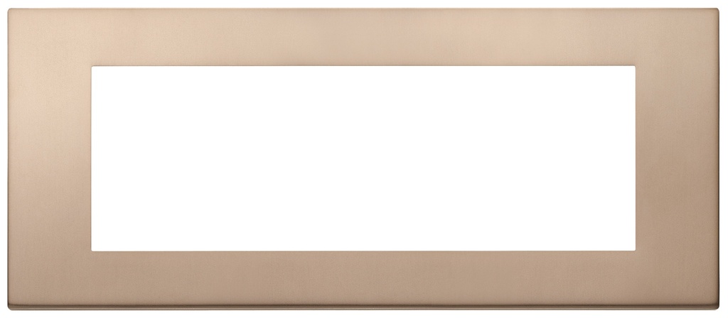 PLACA 7M BRONCE LINEA VIMAR
