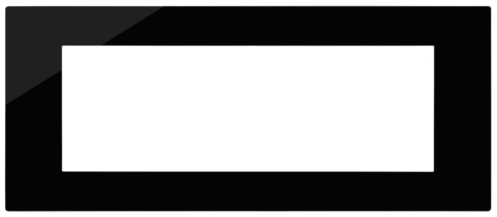 PLACA 7M REFLEX NEGRO LINEA VIMAR