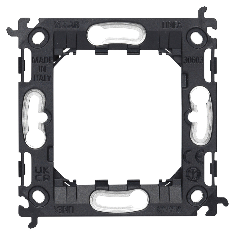 SOPORTE 2M S/TORNILLOS LINEA VIMAR 