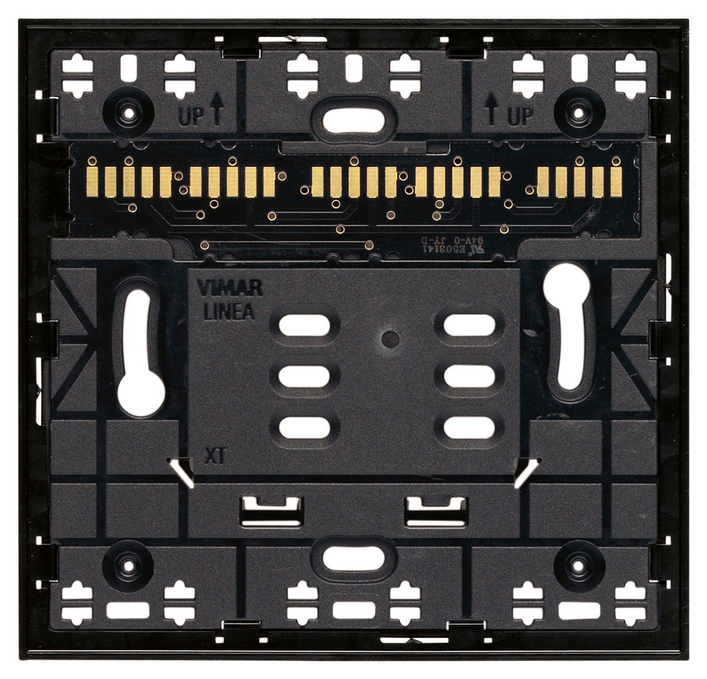 SOPORTE XT 2M NEGRO LINEA VIMAR