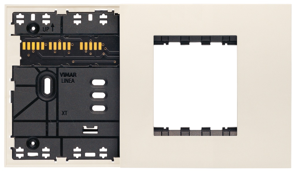 SOPORTE XT 4M COMBINADO+PLACA CANAPA LINEA VIMAR
