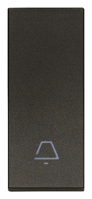 TECLA 1M ALINEADO SIMB. TIMBRE NEGRO LINEA VIMAR